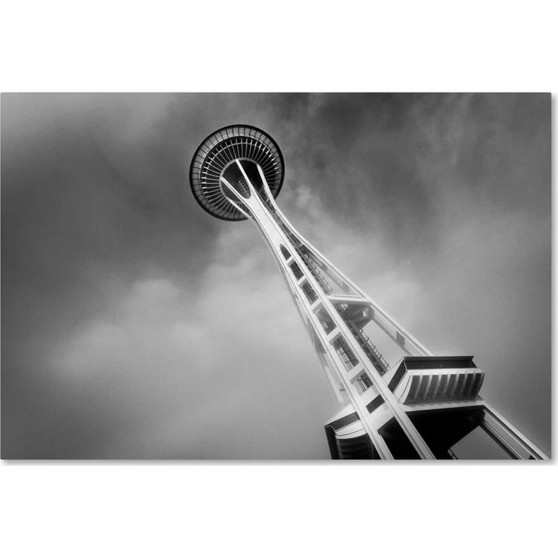Trademark Fine Art "Seattle's Space Needle" Canvas Art by Yale Gurney