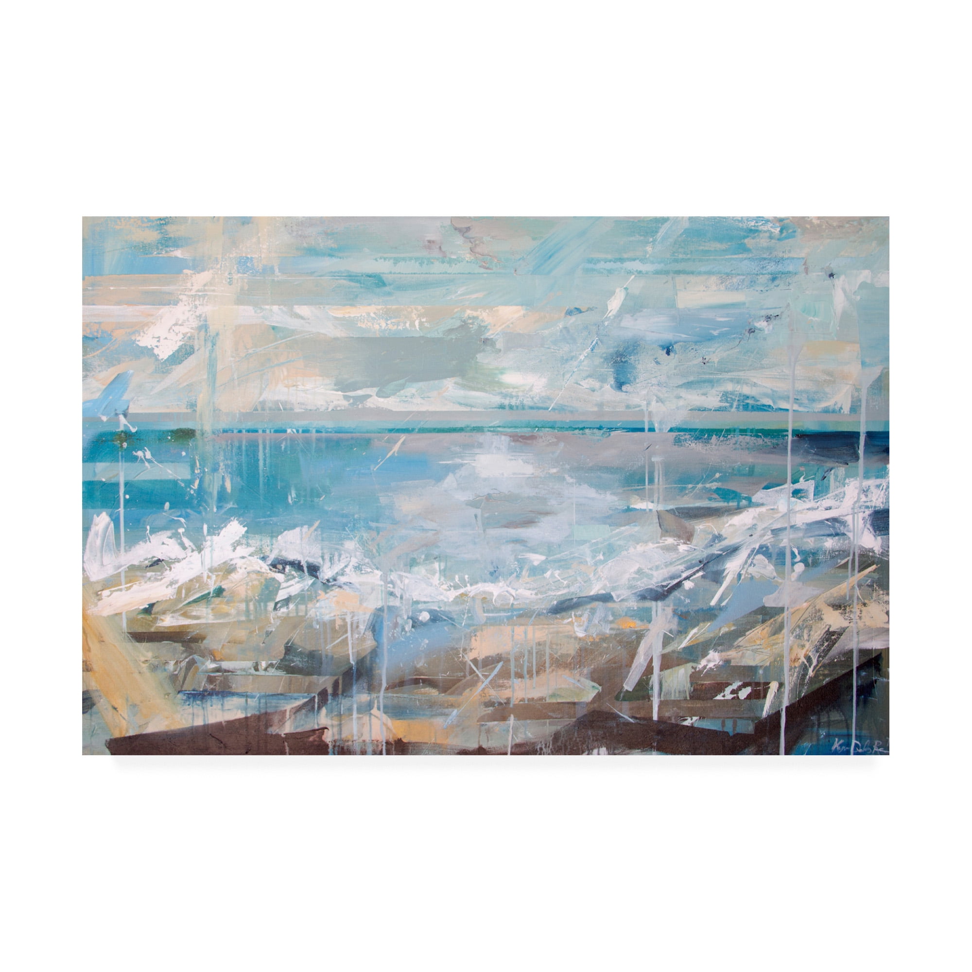Trademark Fine Art 'Seawalk' Canvas Art by Kym De Los Reyes