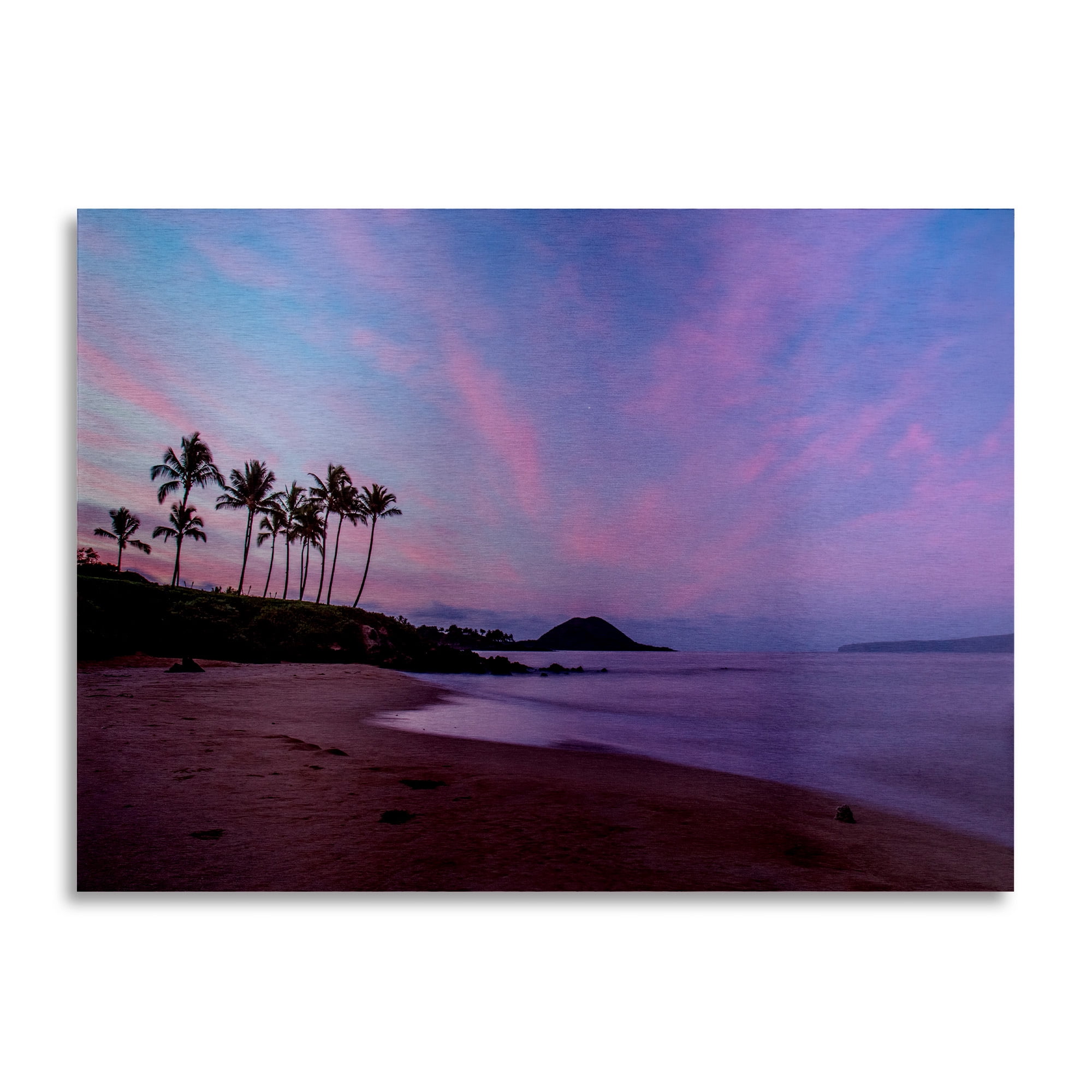 Trademark Fine Art 'Secret Beach' Brushed Aluminum Wall Art Art by Pierre Leclerc