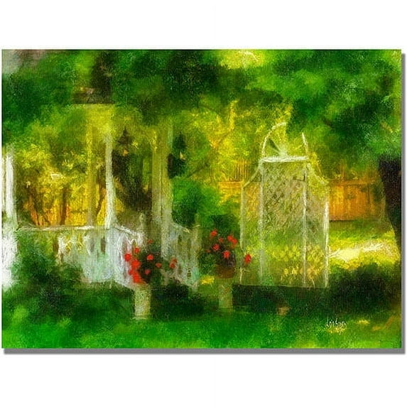 Trademark Fine Art "Secret Garden". Canvas Wall Art by Lois Bryan
