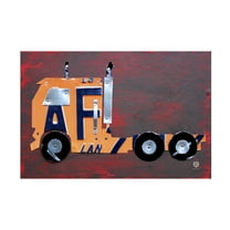 Trademark Fine Art 'Semi Truck' Canvas Art by Design Turnpike