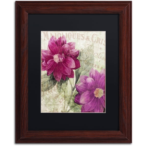 Trademark Fine Art "September" Canvas Art by Color Bakery Black Matte, Wood Frame