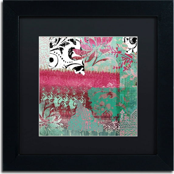 Trademark Fine Art "Serendipity I" Canvas Art by Color Bakery, Black Matte, Black Frame