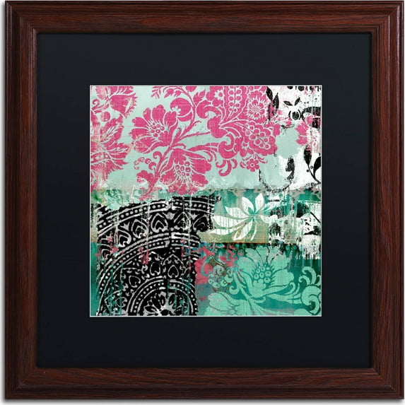 Trademark Fine Art "Serendipity II" Canvas Art by Color Bakery, Black Matte, Wood Frame