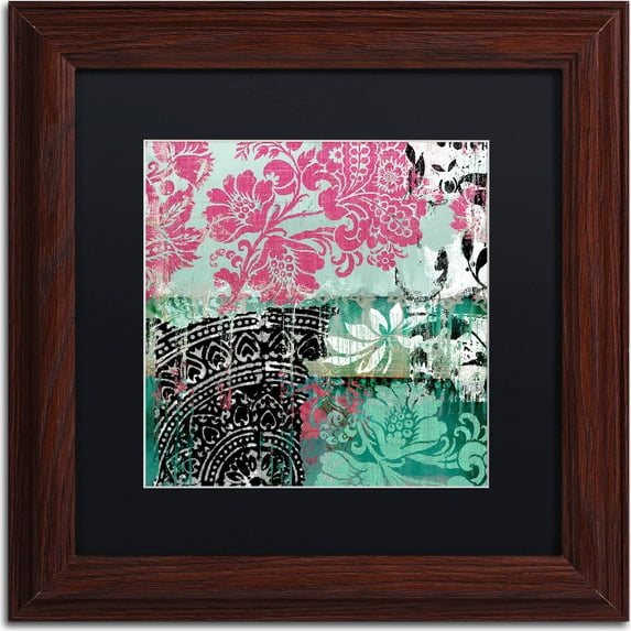 Trademark Fine Art "Serendipity II" Canvas Art by Color Bakery, Black Matte, Wood Frame