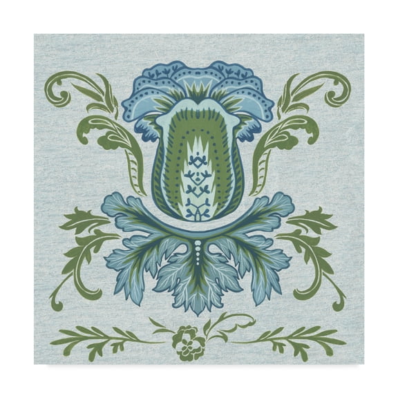 Trademark Fine Art 'Serene Chintz III' Canvas Art by Melissa Wang