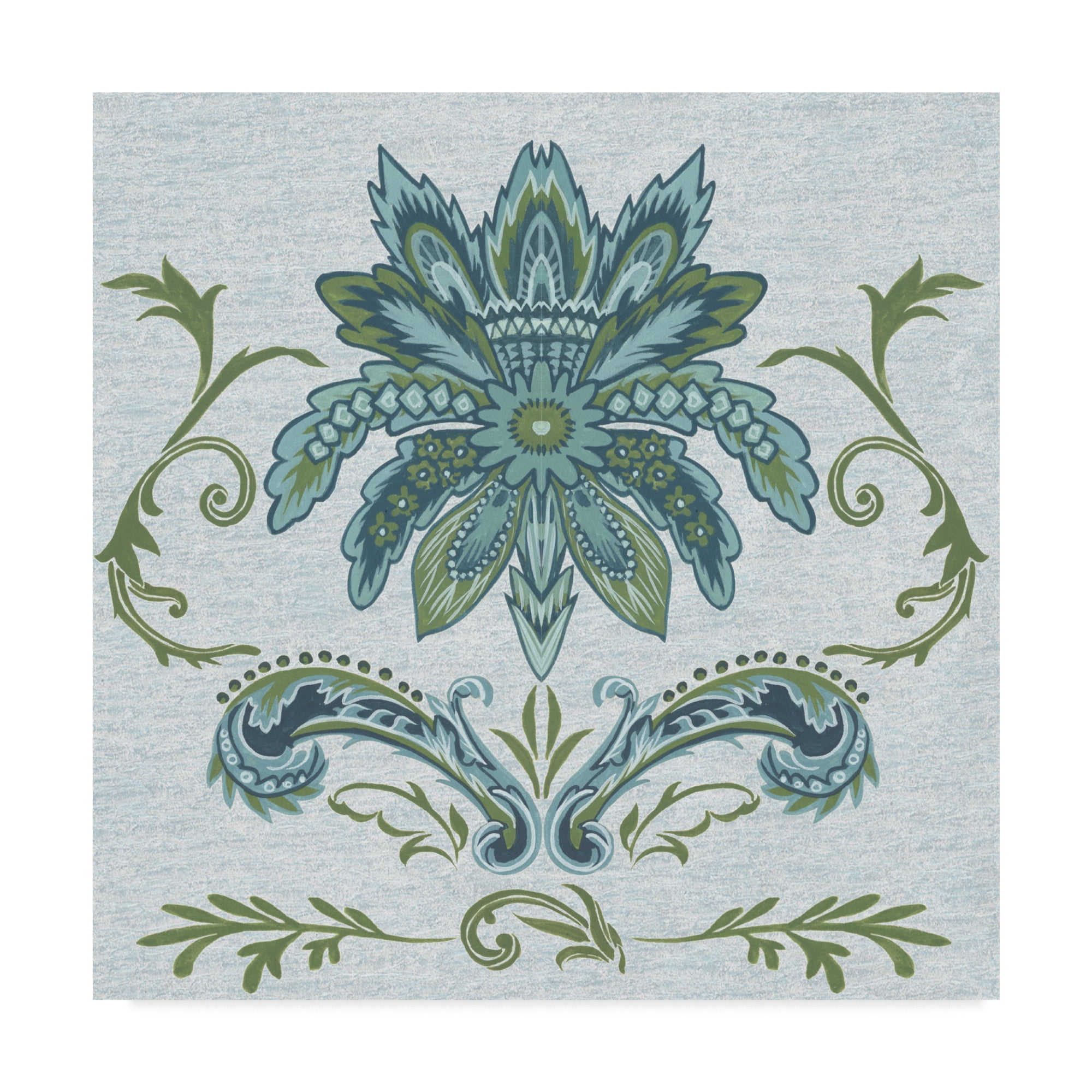 Trademark Fine Art 'Serene Chintz IV' Canvas Art by Melissa Wang