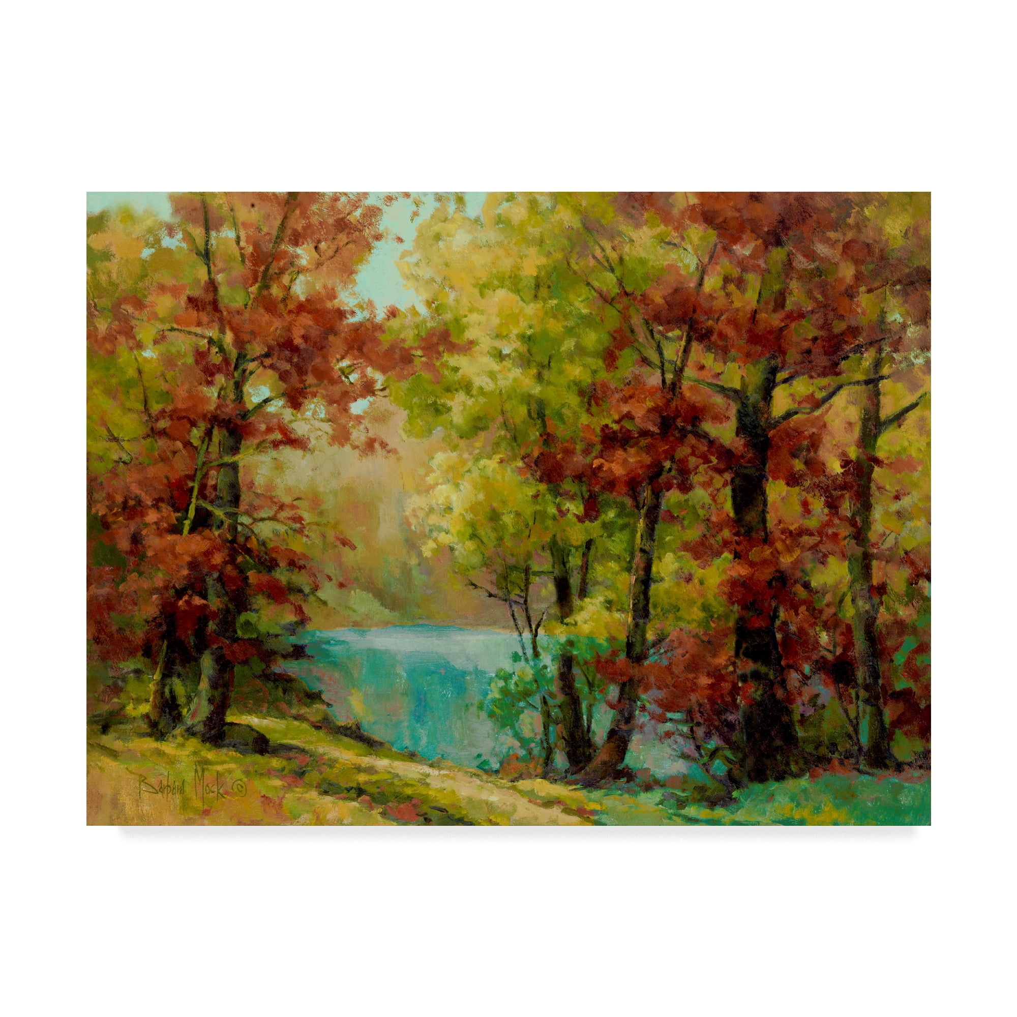 Trademark Fine Art ' Serene Retreat' Canvas Art by Barbara Mock
