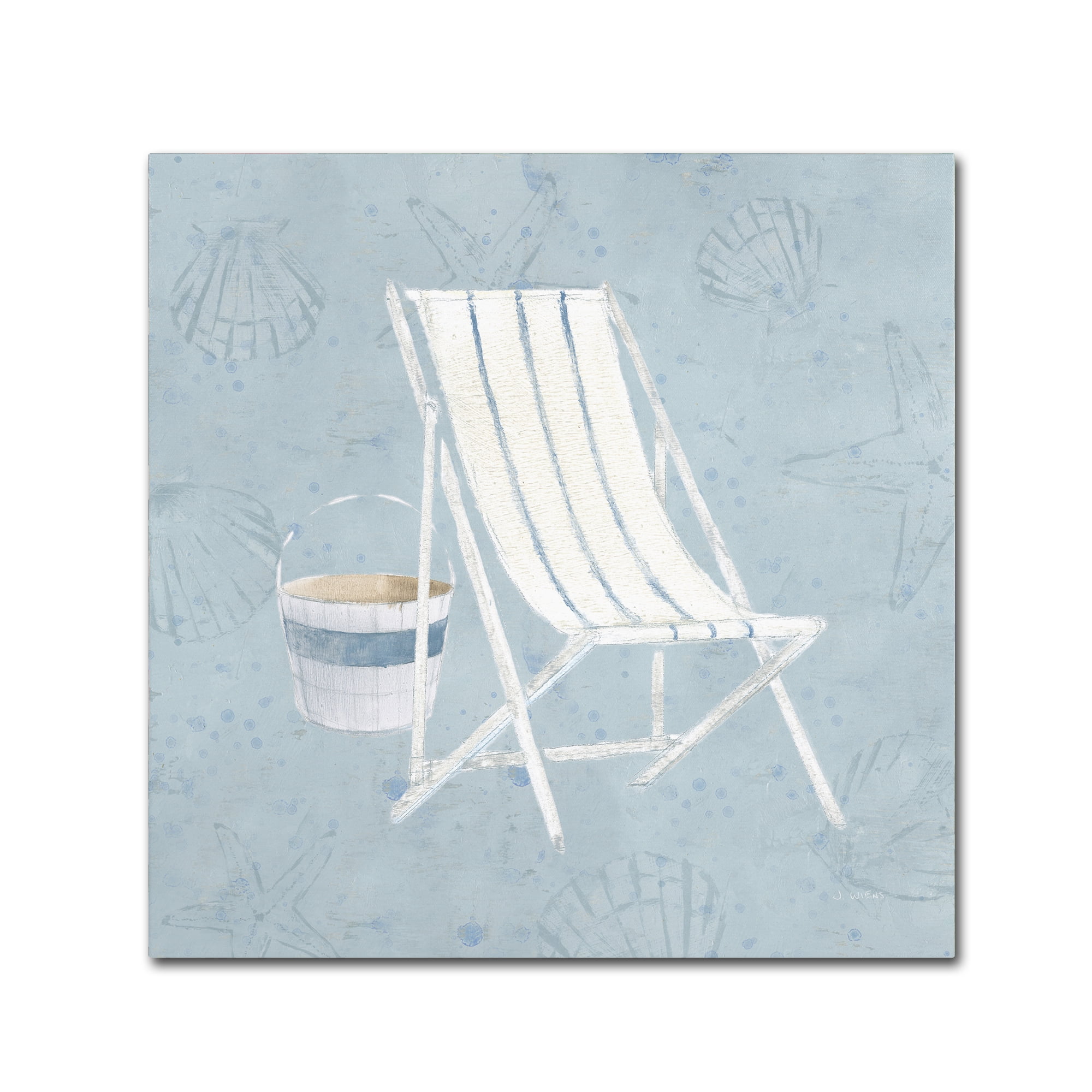 Trademark Fine Art 'Serene Seaside III' Canvas Art by James Wiens