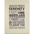 thumbnail image 1 of Trademark Fine Art "Serenity Prayer II" Canvas Art by Megan Romo, 1 of 2