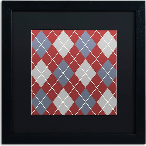 Trademark Fine Art "Set 1 A" Canvas Art by Color Bakery, Black Matte, Black Frame