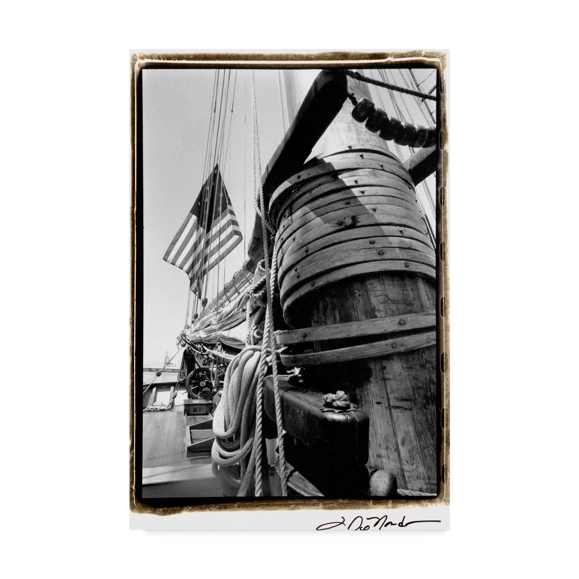 Trademark Fine Art 'Set Sail V' Canvas Art by Laura DeNardo