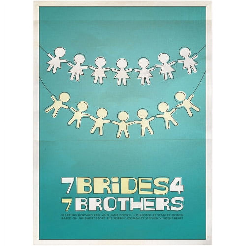 Trademark Fine Art "Seven Brides for Seven Brothers" Canvas Art by Megan Romo