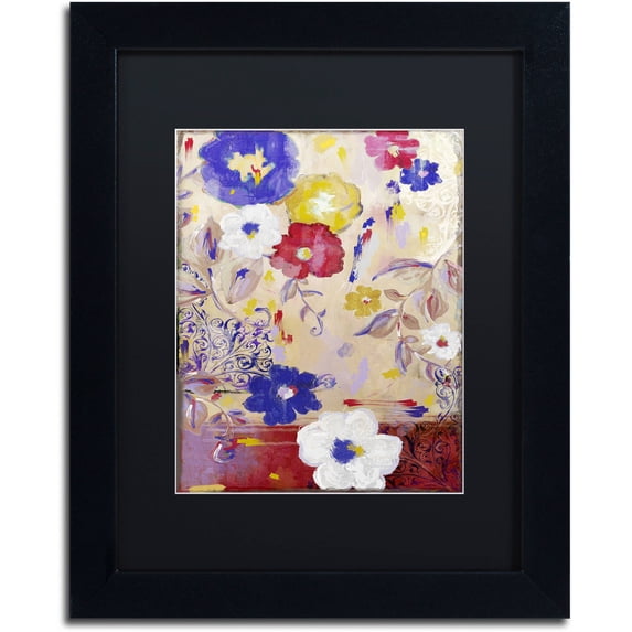 Trademark Fine Art "Sevilla I" Canvas Art by Color Bakery Black Matte, Black Frame