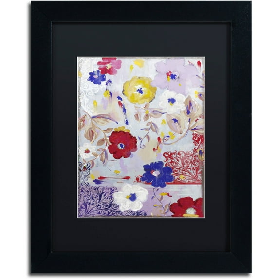 Trademark Fine Art "Sevilla II" Canvas Art by Color Bakery Black Matte, Black Frame