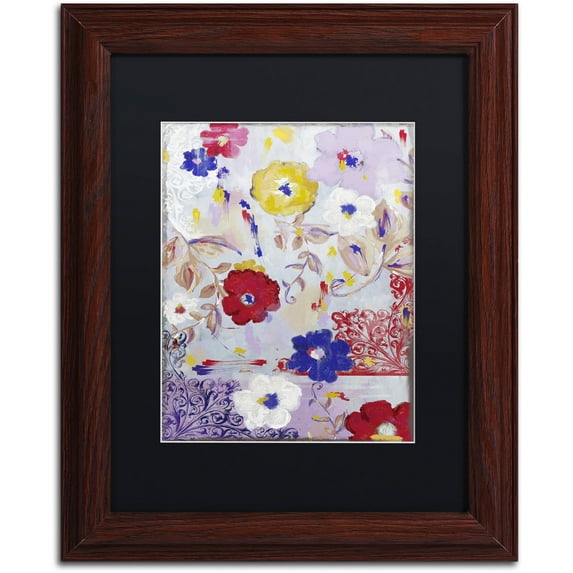 Trademark Fine Art "Sevilla II" Canvas Art by Color Bakery Black Matte, Wood Frame