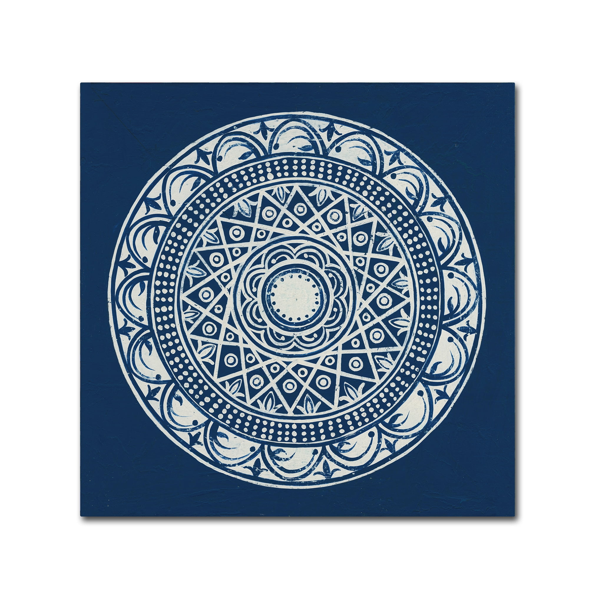 Trademark Fine Art 'Seville III Dark Blue FB' Canvas Art by Kathrine Lovell