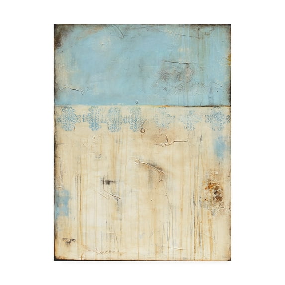 Trademark Fine Art 'Shabby Cottage Beige' Canvas Art by Erin Ashley