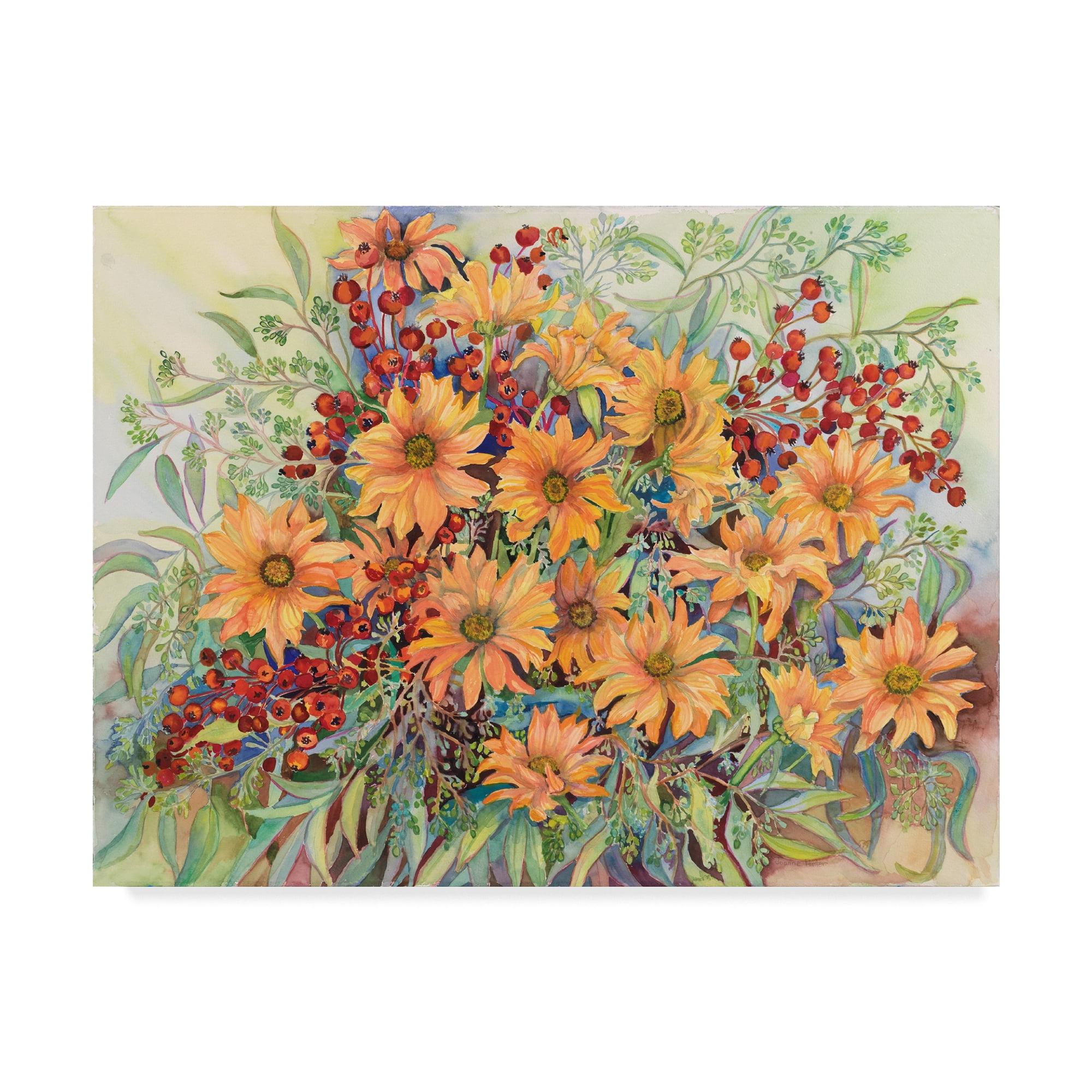 Trademark Fine Art 'Shades Of Autumn' Canvas Art by Joanne Porter