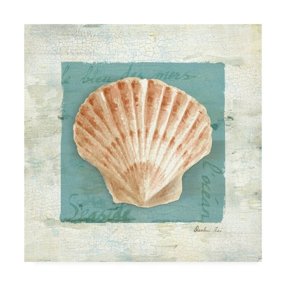 Trademark Fine Art 'Shades of Blue I v2' Canvas Art by Danhui Nai
