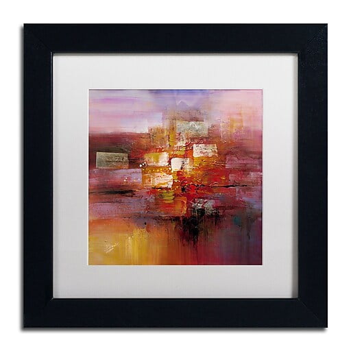 Trademark Fine Art "Shadows" Canvas Art by Ricardo Tapia, White Matte, Black Frame