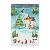 Trademark Fine Art 'Share A Little Joy' Canvas Art by Melinda Hipsher