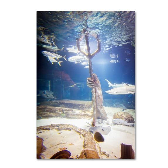 Trademark Fine Art "Shark Tank" Canvas Art by Yale Gurney