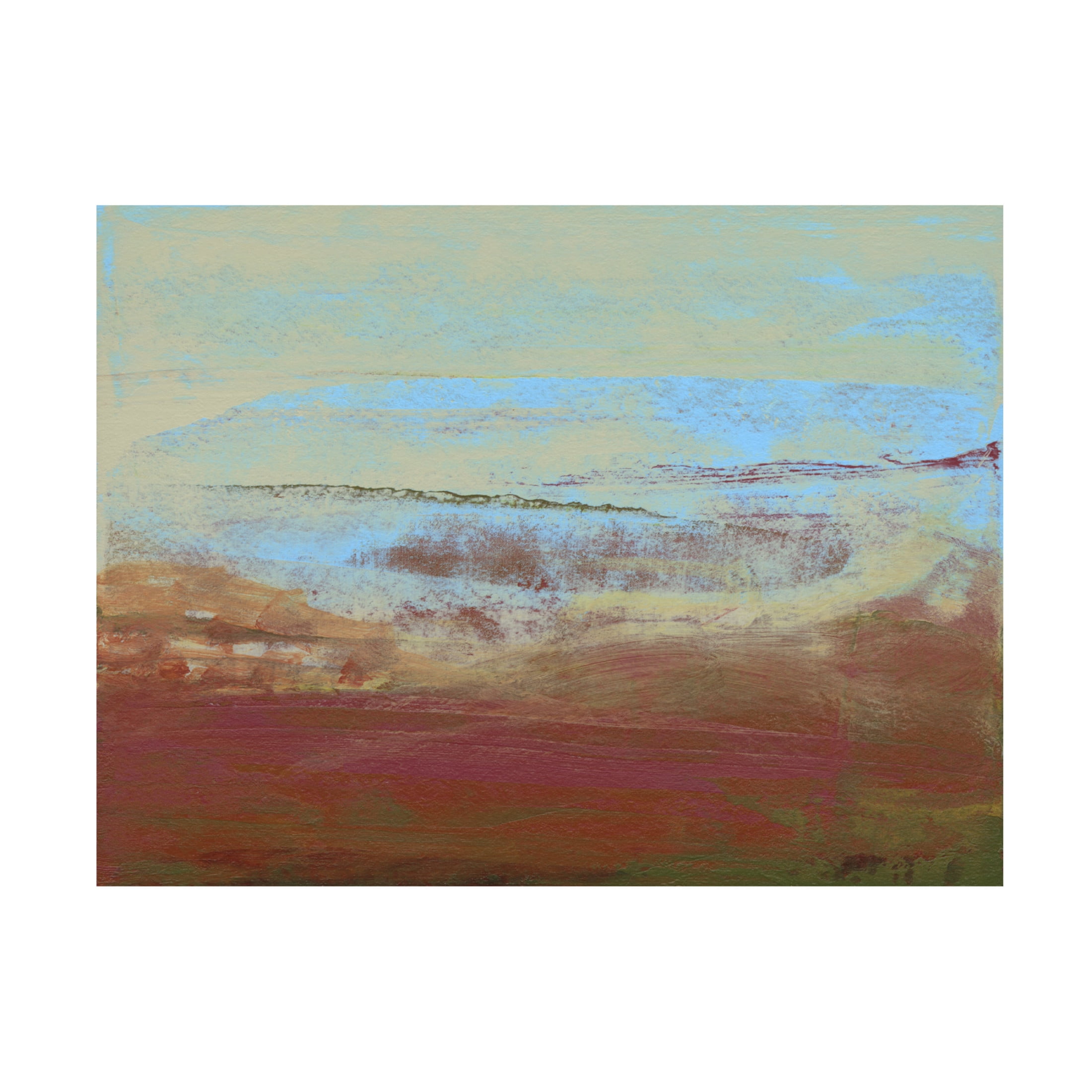 Trademark Fine Art Sharon Gordon  Abstract Magenta Horizon I Canvas Wall Art