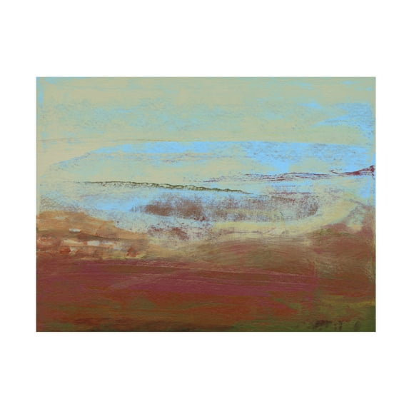 Trademark Fine Art Sharon Gordon Abstract Magenta Horizon I Canvas Wall Art