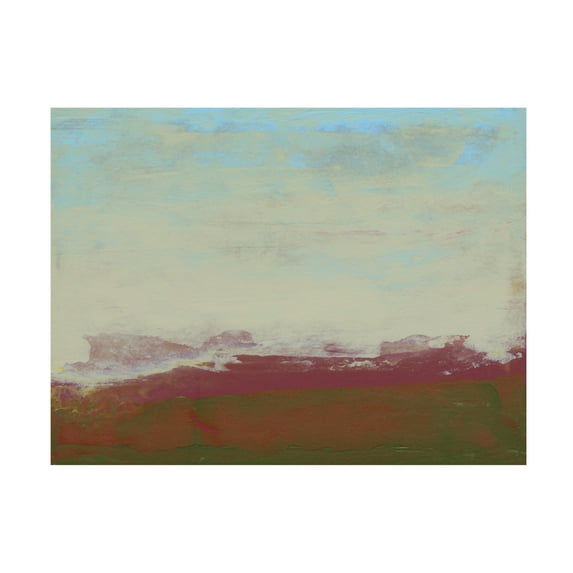 Trademark Fine Art Sharon Gordon Abstract Magenta Horizon II Canvas Wall Art