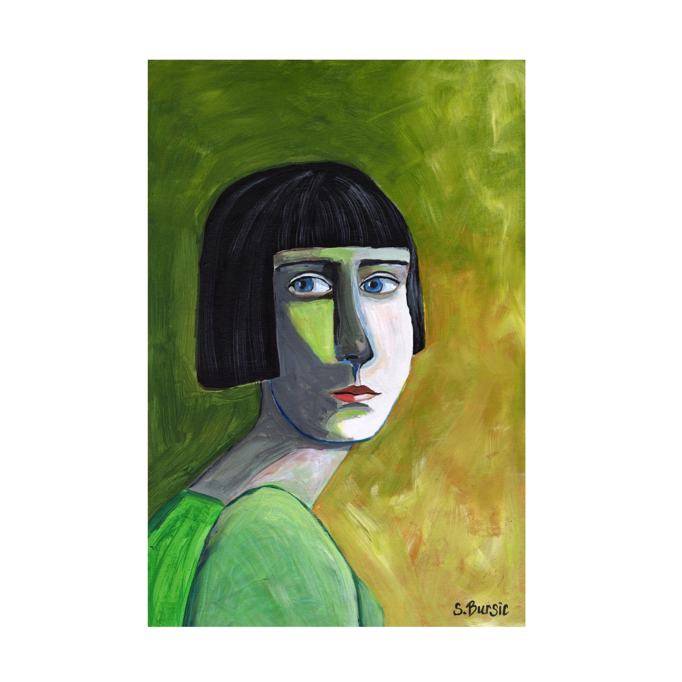 Trademark Fine Art Sharyn Bursic Lady with the Look Canvas Wall Art