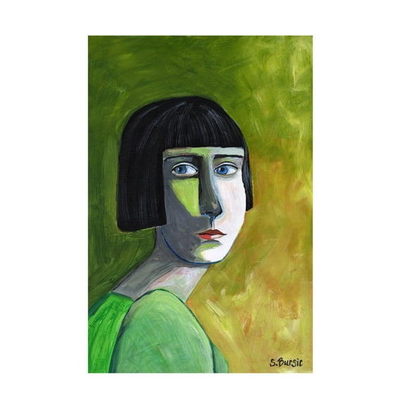 Trademark Fine Art Sharyn Bursic Lady with the Look Canvas Wall Art