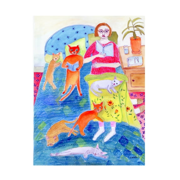 Trademark Fine Art Sharyn Bursic Night Ritual Canvas Wall Art