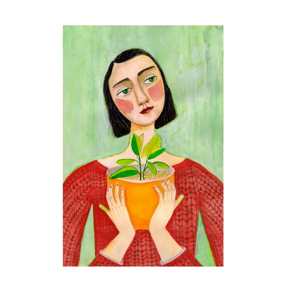 Trademark Fine Art Sharyn Bursic  Plant Mum Canvas Wall Art