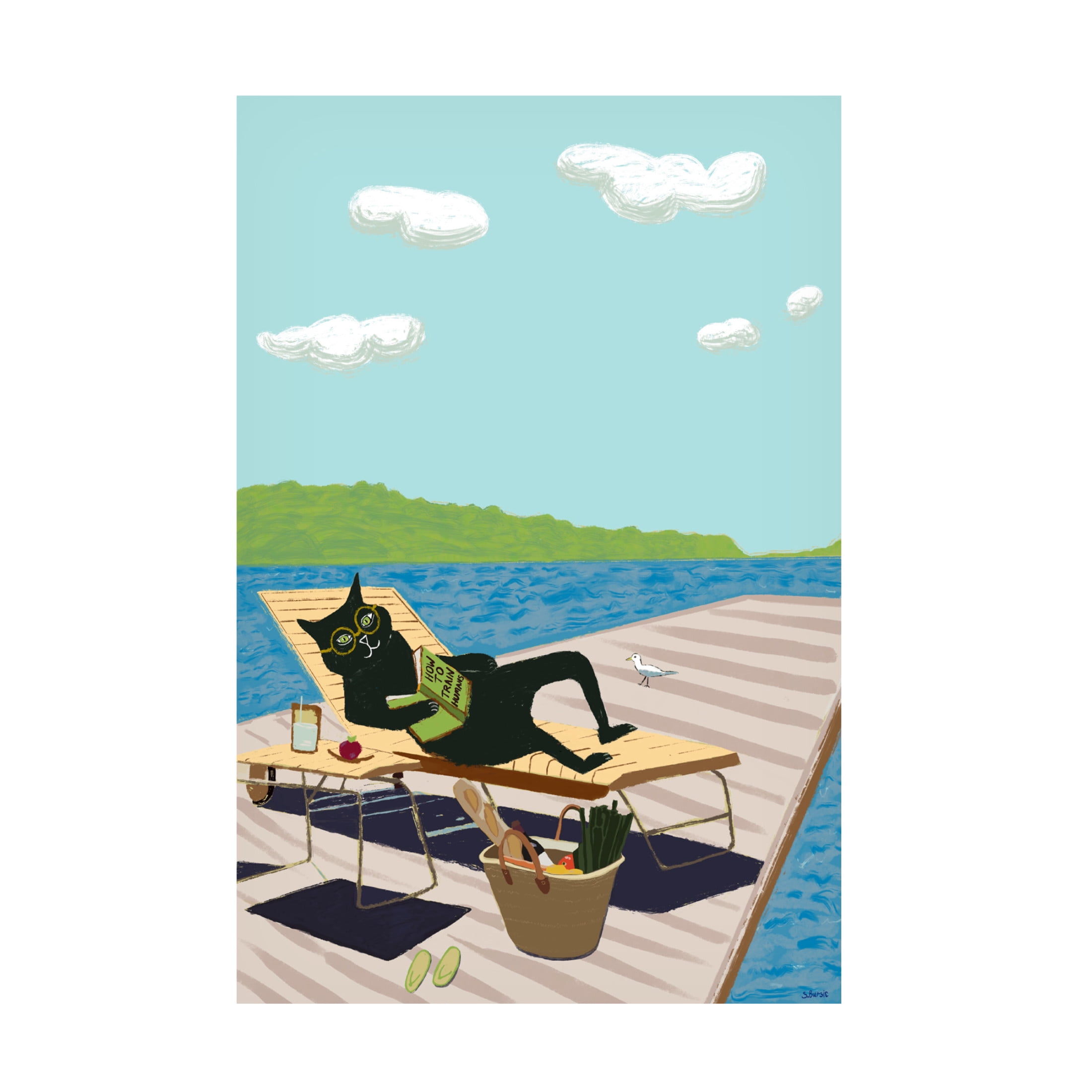 Trademark Fine Art Sharyn Bursic  Summer Break Canvas Wall Art