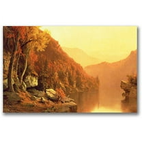 Trademark Fine Art "Shawanagunk Mountains, Autumn" Canvas Wall Art by Jervis Mcentee