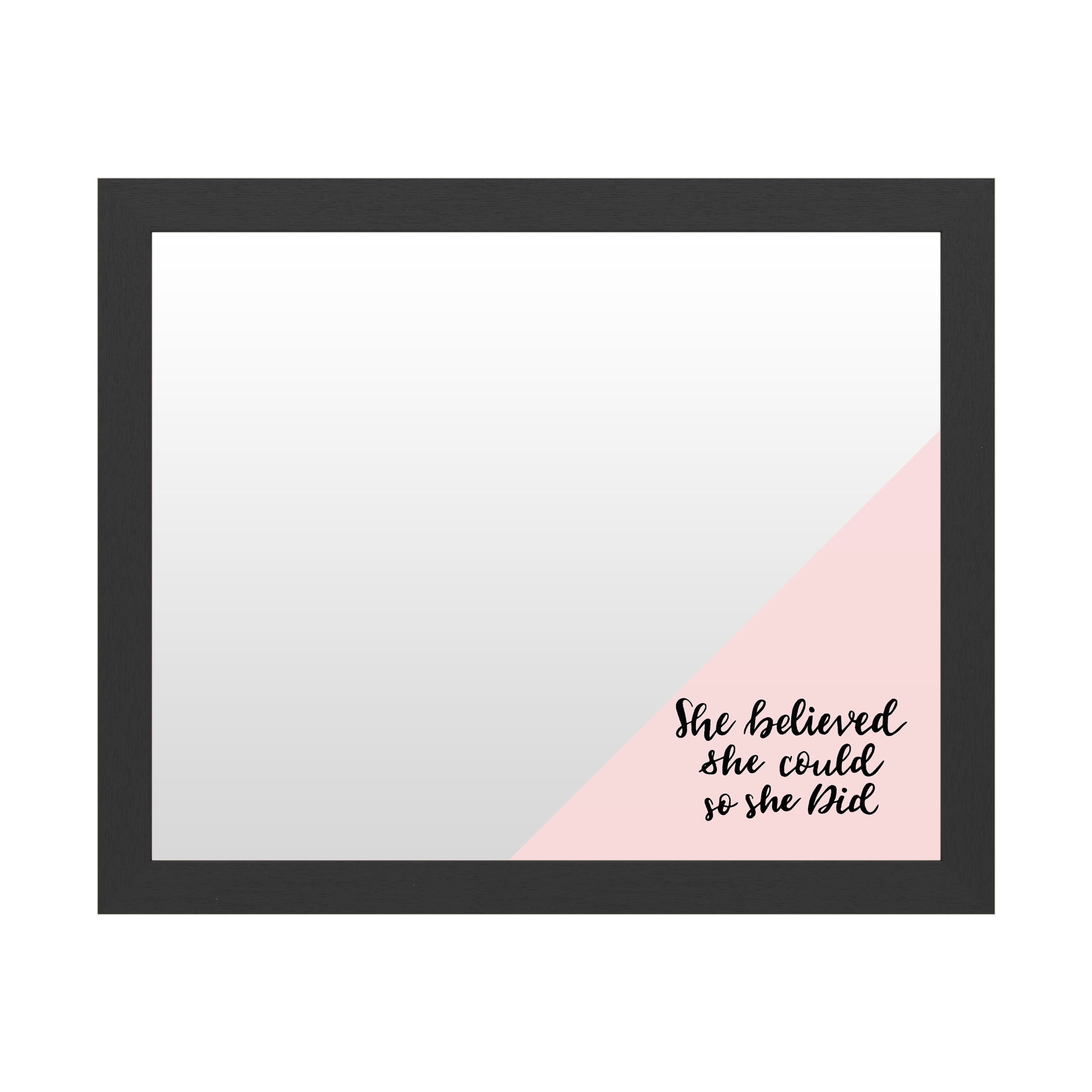 Trademark Fine Art 'She Believed She Could Pink' Markerboard by ABC
