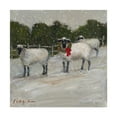 thumbnail image 1 of Trademark Fine Art 'Sheep In Snow' Canvas Art by Mary Miller Veazie, 1 of 3