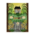 thumbnail image 1 of Trademark Fine Art 'Sheep Quilt House' Canvas Art by Cheryl Bartley, 1 of 3