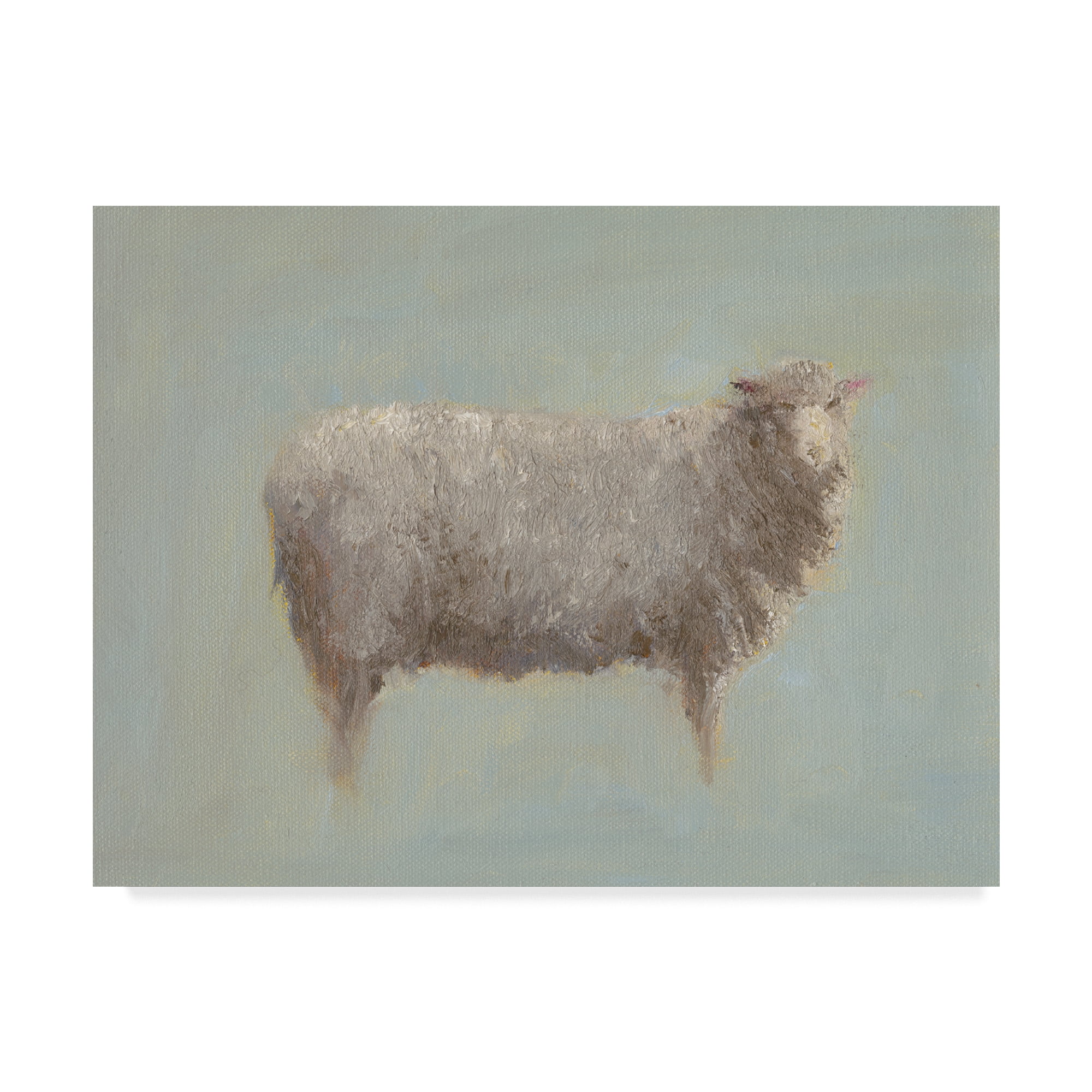 Trademark Fine Art 'Sheep Strut III' Canvas Art by Marilyn Wendling