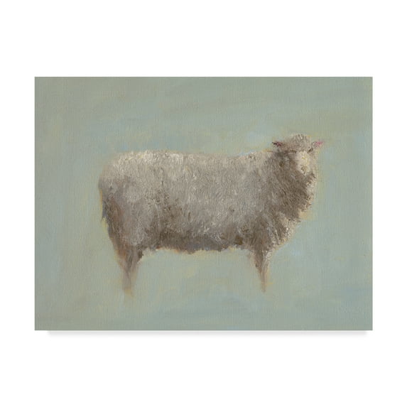 Trademark Fine Art 'Sheep Strut III' Canvas Art by Marilyn Wendling