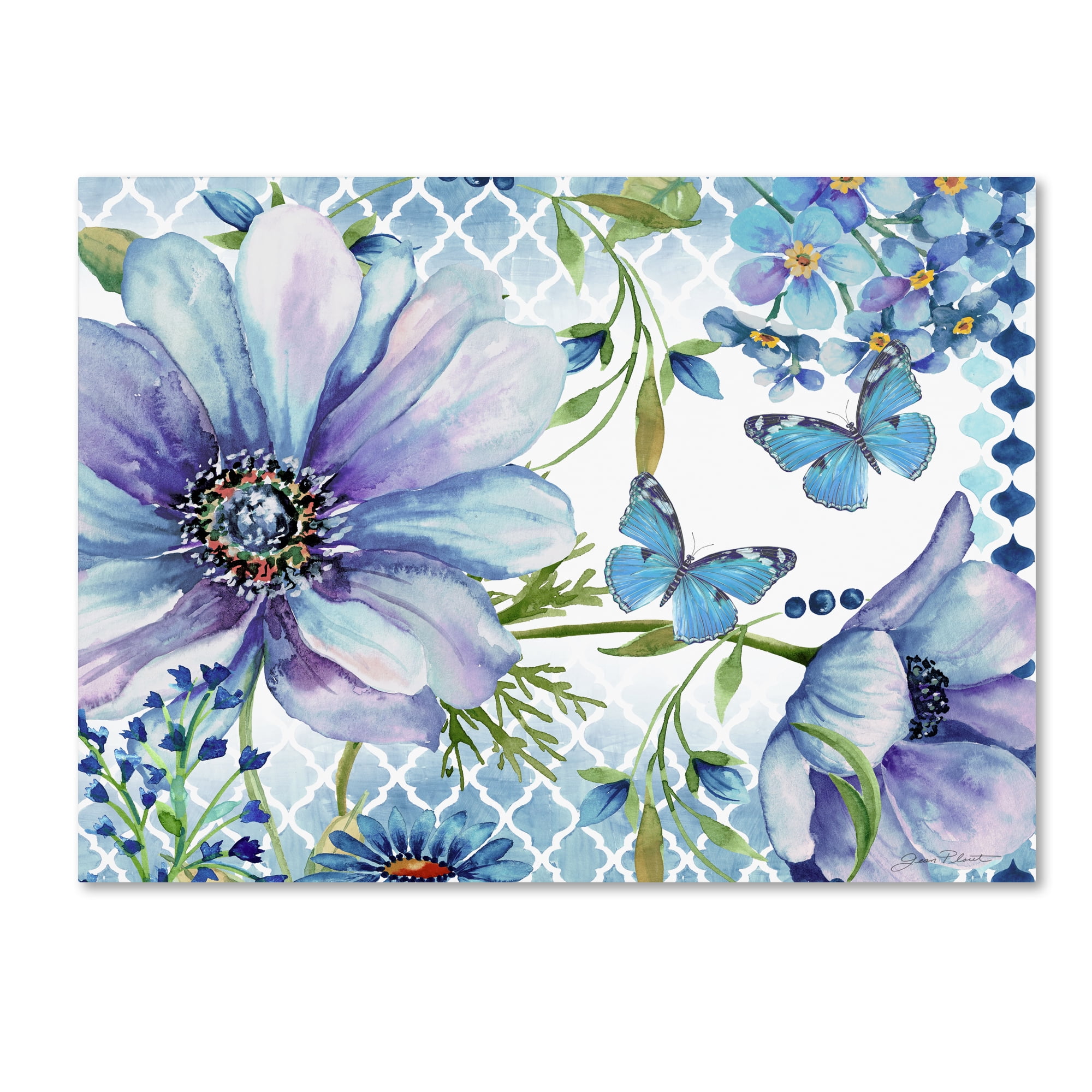 Trademark Fine Art 'Sheila's Lovely Garden' Canvas Art by Jean Plout