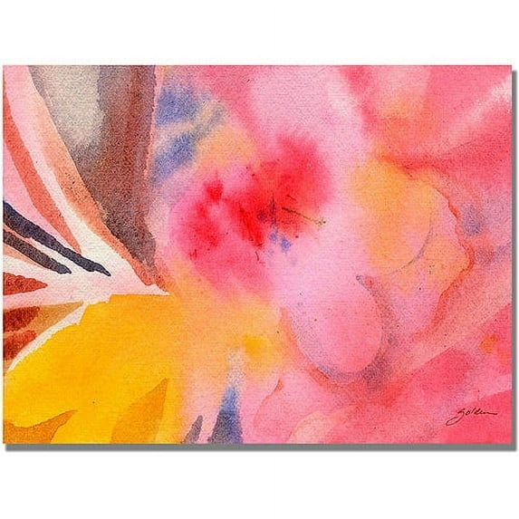 Trademark Fine Art Shelia Golden 'Pink Tones' Canvas Art. 35x47 Inches