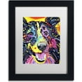 thumbnail image 1 of Trademark Fine Art "Sheltie" Canvas Art by Dean Russo, White Matte, Black Frame, 1 of 4