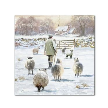 Trademark Fine Art 'Shepherd' Canvas Art by The Macneil Studio