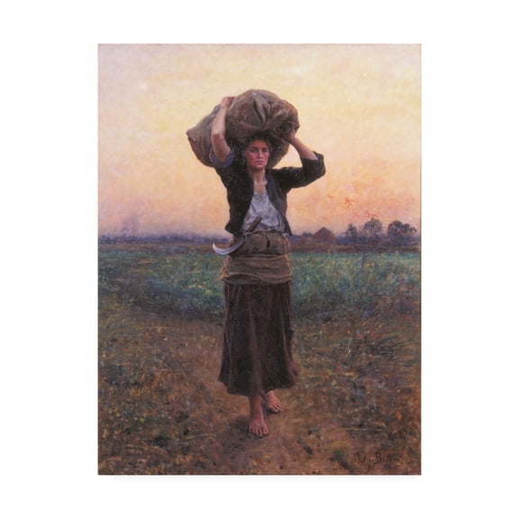 Trademark Fine Art 'Shepherds Star' Canvas Art by Jules Breton