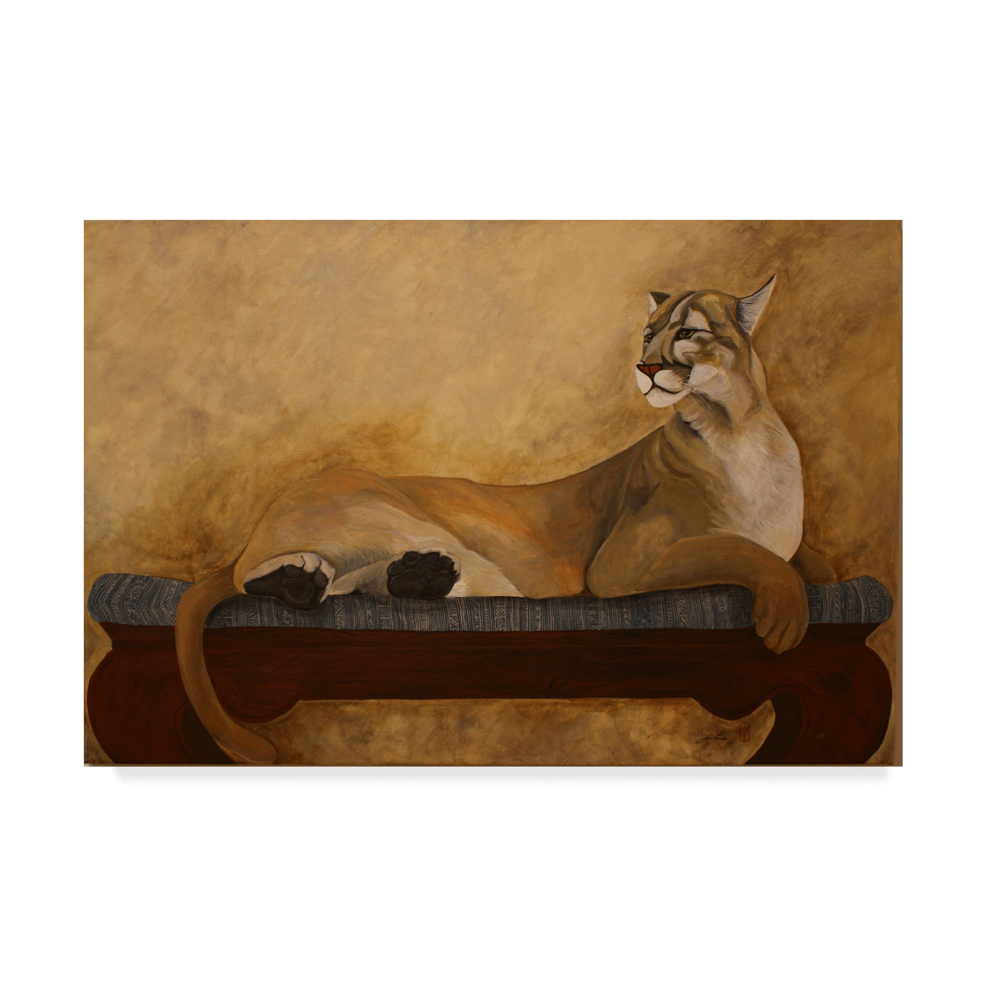 Trademark Fine Art 'Shes A Cougar' Canvas Art by Jan Panico