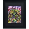 thumbnail image 1 of Trademark Fine Art 'Shih Tzu Luv' Canvas Art by Dean Russo, Black Matte, Black Frame, 1 of 4