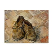 Trademark Fine Art 'Shoes' Canvas Art by Vincent Van Gogh