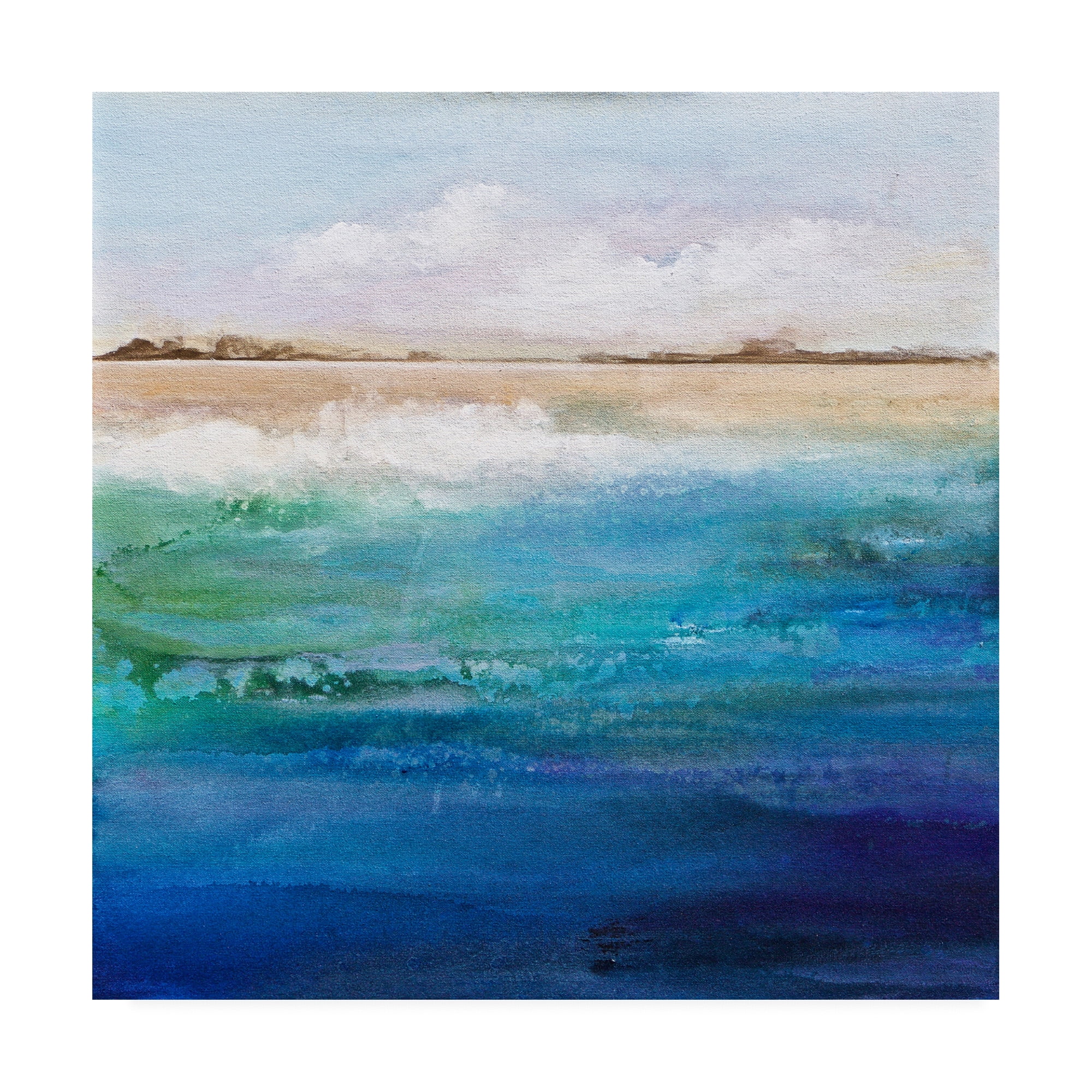 Trademark Fine Art 'Shoreline' Canvas Art by Karen Hal